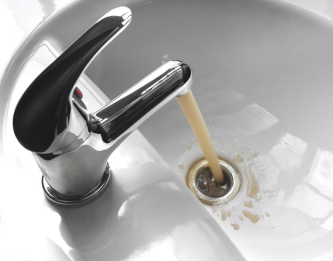 Distured Water Rusty or Discoloured Water - Nelson Water