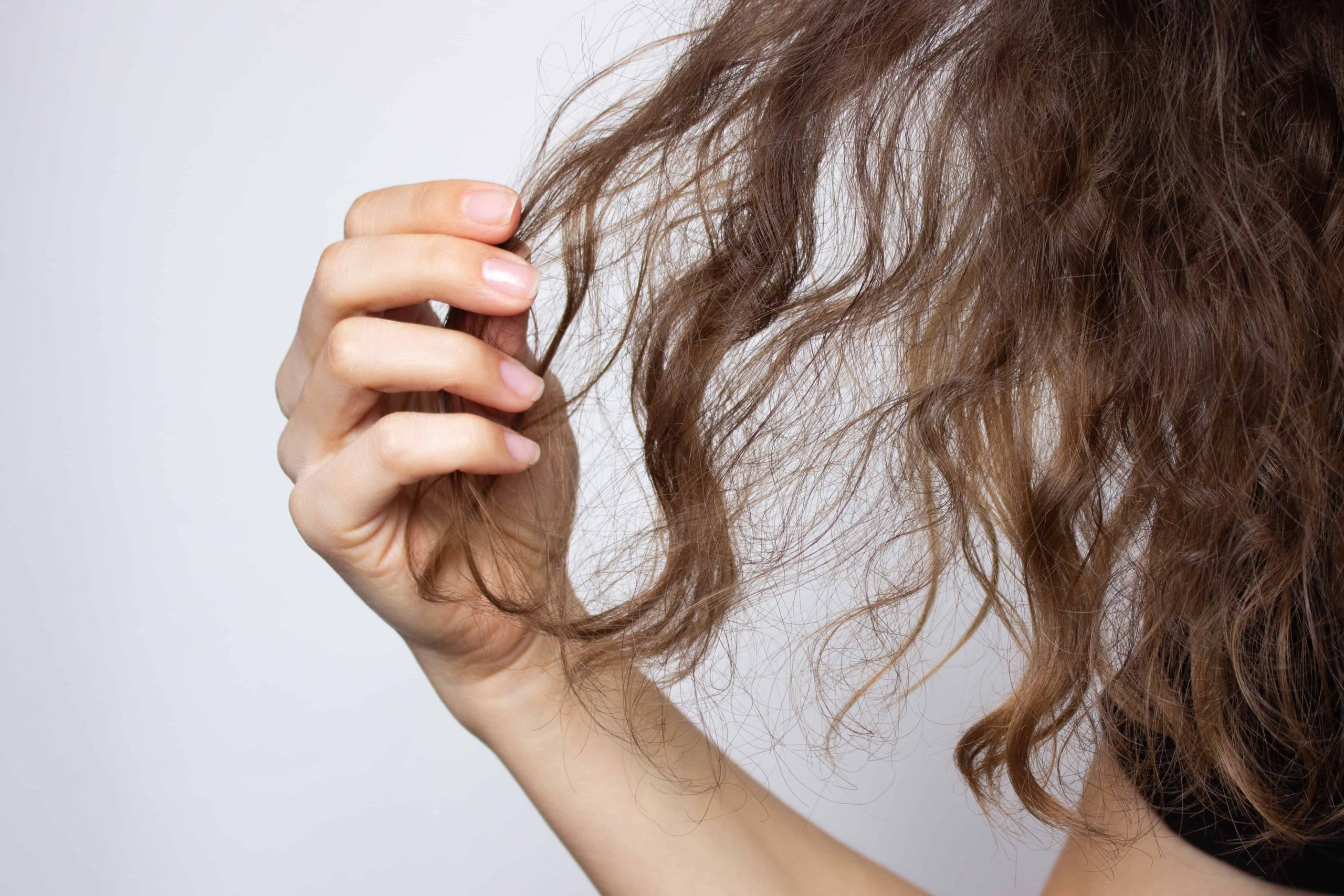Dry hair and skin from water